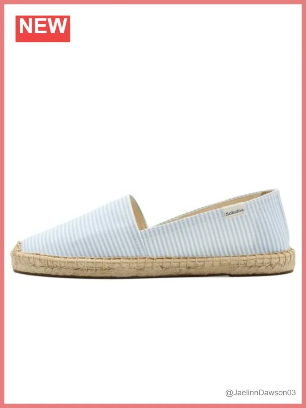 Women's Seersucker Espadrille Slip-On Flats Cotton Jute Sole Handcrafted